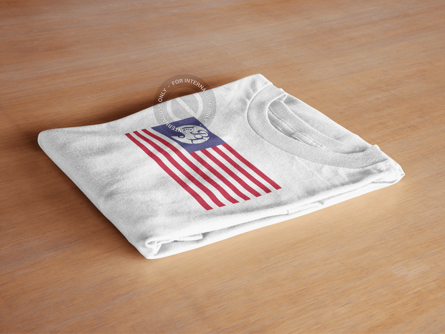 American Flag Barista Life White Tee