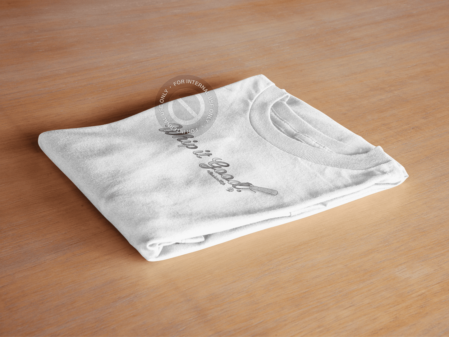 Barista Life Whip It Good White Folded Tee