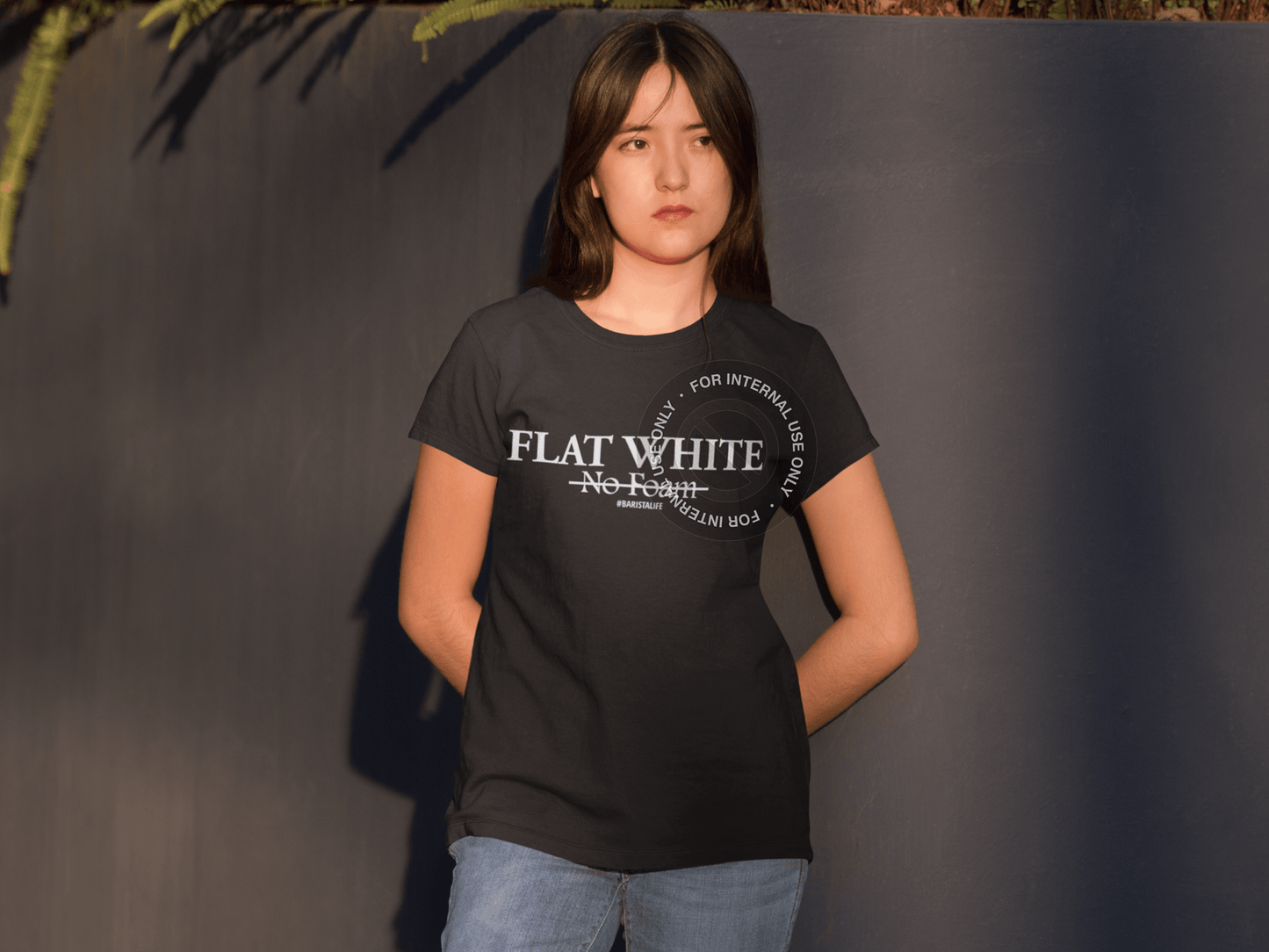 Shirts - Flat White, No Foam Tee