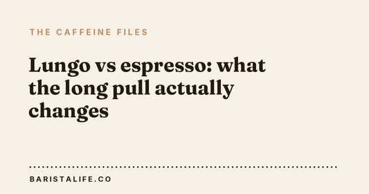 Lungo vs espresso: what the long pull actually changes