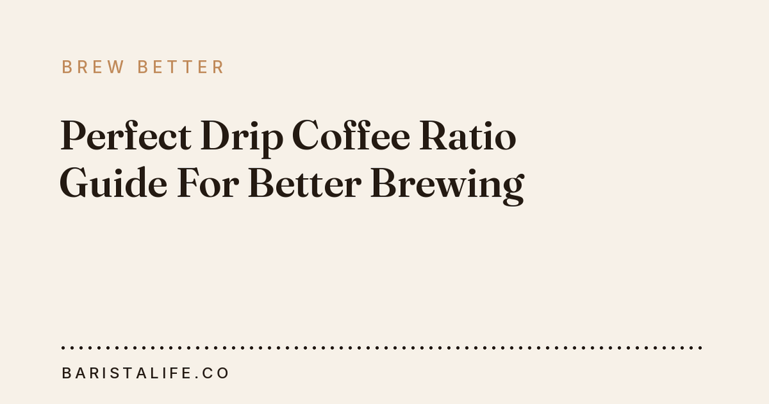 Perfect Drip Coffee Ratio Guide For Better Brewing