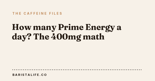 How many Prime Energy a day? The 400mg math