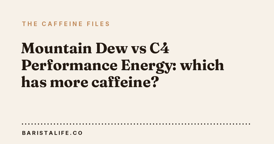 Mountain Dew vs C4 Performance Energy: which has more caffeine?