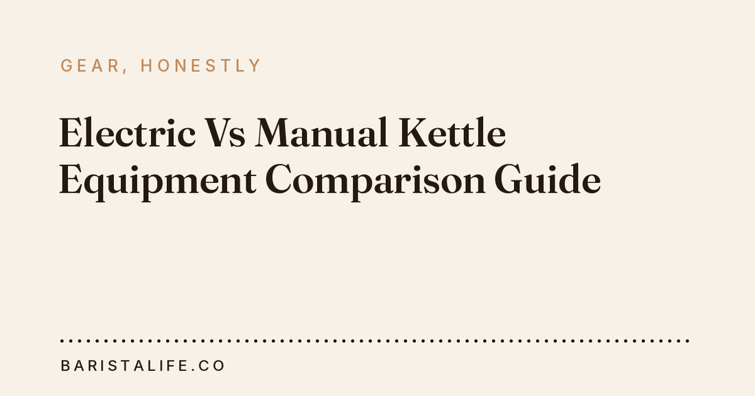 Electric Vs Manual Kettle Equipment Comparison Guide