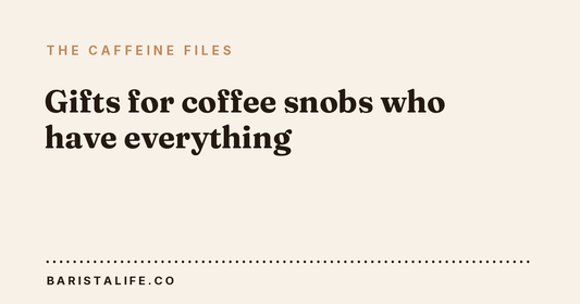 Gifts for coffee snobs who have everything