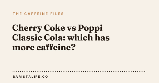 Cherry Coke vs Poppi Classic Cola: which has more caffeine?