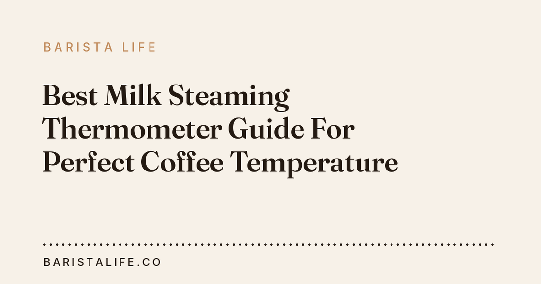 Best Milk Steaming Thermometer Guide For Perfect Coffee Temperature