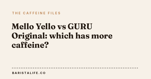 Mello Yello vs GURU Original: which has more caffeine?