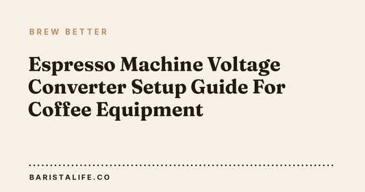 Espresso Machine Voltage Converter Setup Guide For Coffee Equipment
