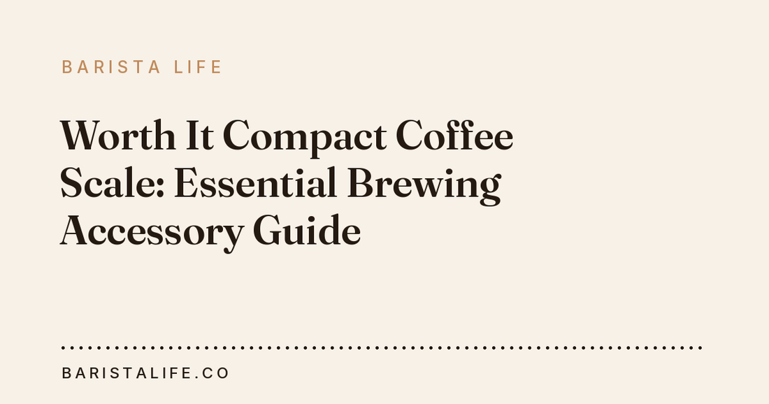 Worth It Compact Coffee Scale: Essential Brewing Accessory Guide