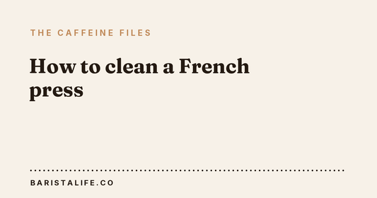 How to clean a French press