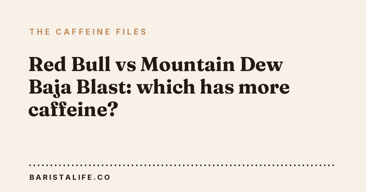 Red Bull vs Mountain Dew Baja Blast: which has more caffeine?