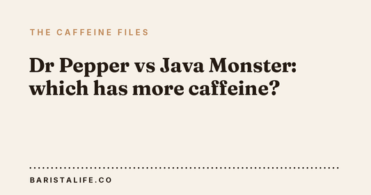 Dr Pepper vs Java Monster: which has more caffeine?