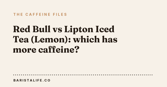 Red Bull vs Lipton Iced Tea (Lemon): which has more caffeine?