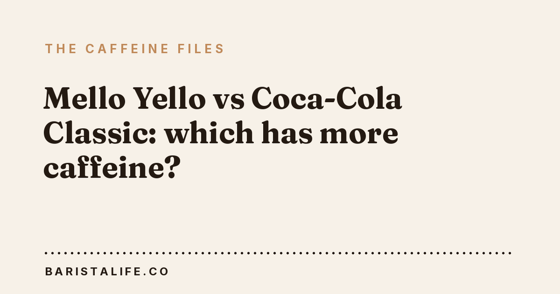 Mello Yello vs Coca-Cola Classic: which has more caffeine?