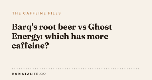 Barq's root beer vs Ghost Energy: which has more caffeine?