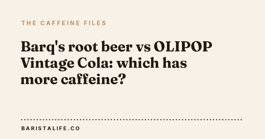 Barq's root beer vs OLIPOP Vintage Cola: which has more caffeine?