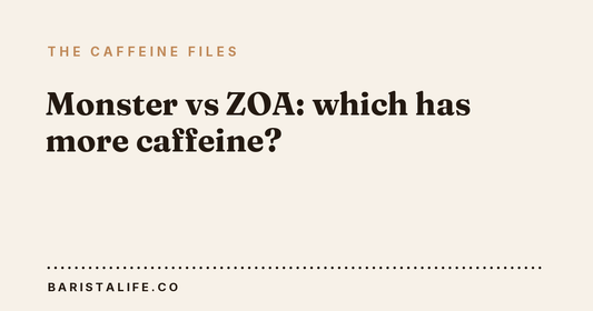 Monster vs ZOA: which has more caffeine?