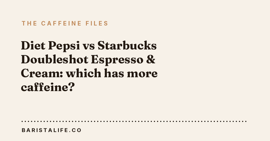 Diet Pepsi vs Starbucks Doubleshot Espresso & Cream: which has more caffeine?
