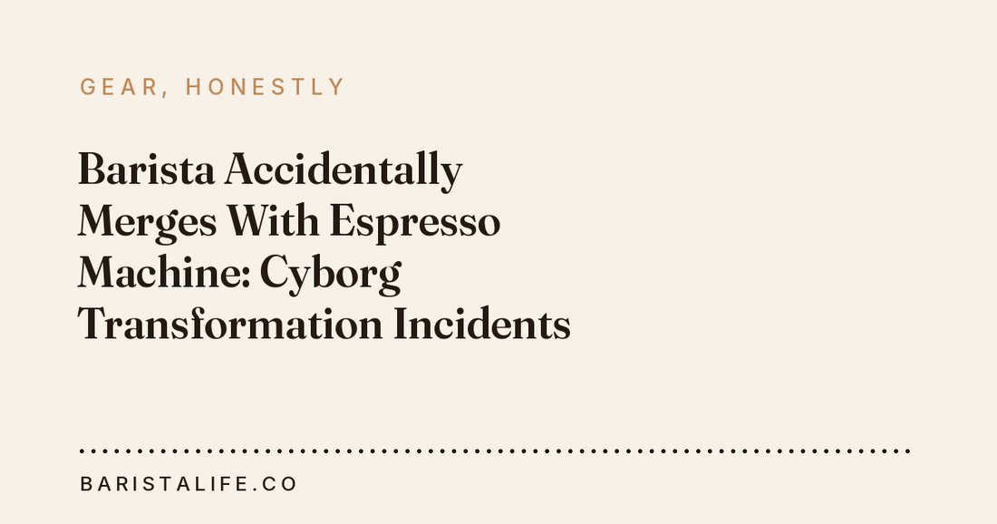 Barista Accidentally Merges With Espresso Machine: Cyborg Transformation Incidents