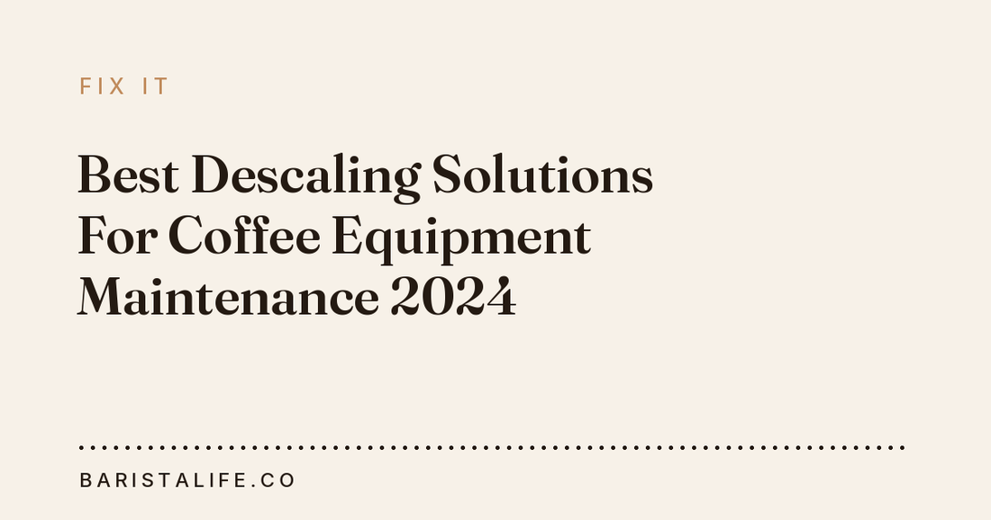 Best Descaling Solutions For Coffee Equipment Maintenance 2024
