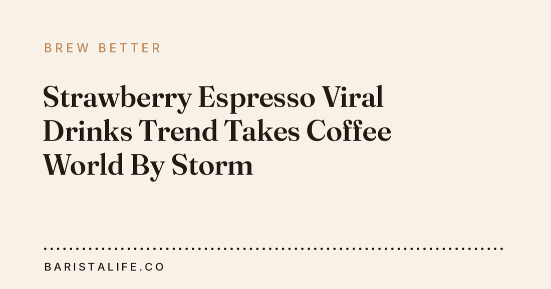 Strawberry Espresso Viral Drinks Trend Takes Coffee World By Storm
