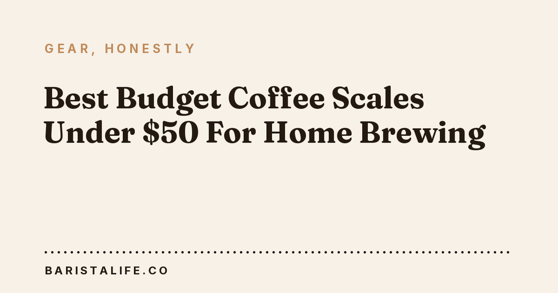 Best Budget Coffee Scales Under $50 For Home Brewing
