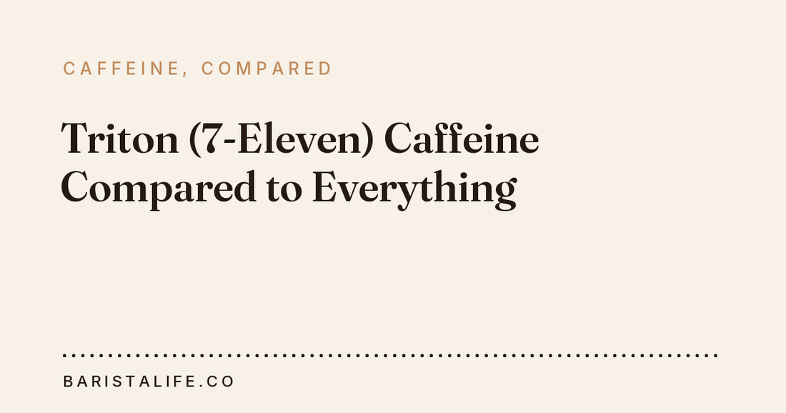 Triton (7-Eleven) Caffeine Compared to Everything