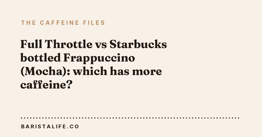Full Throttle vs Starbucks bottled Frappuccino (Mocha): which has more caffeine?