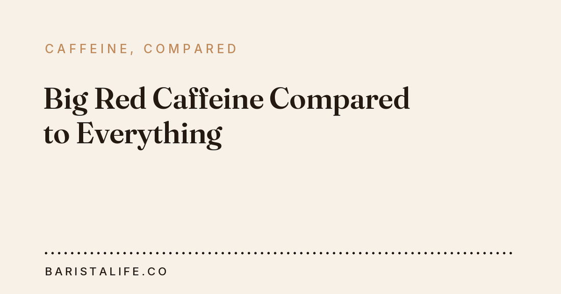 Big Red Caffeine Compared to Everything