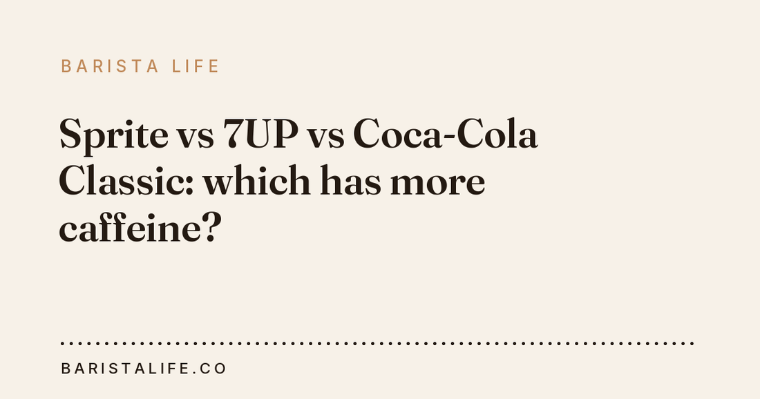 Sprite vs 7UP vs Coca-Cola Classic: which has more caffeine?