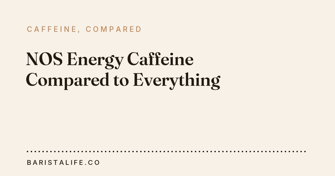 NOS Energy Caffeine Compared to Everything
