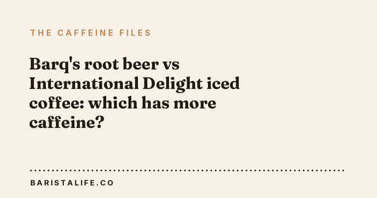 Barq's root beer vs International Delight iced coffee: which has more caffeine?