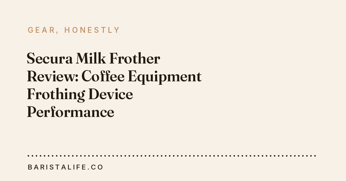 Secura Milk Frother Review: Coffee Equipment Frothing Device Performance