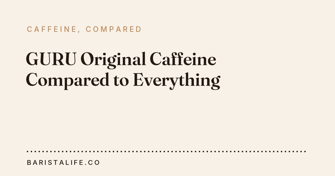 GURU Original Caffeine Compared to Everything
