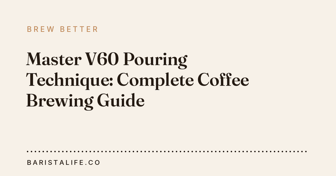 Master V60 Pouring Technique: Complete Coffee Brewing Guide