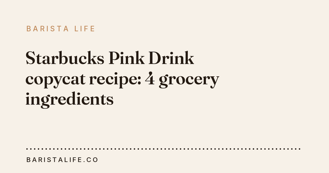 Starbucks Pink Drink copycat recipe: 4 grocery ingredients