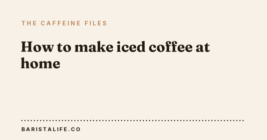 How to make iced coffee at home