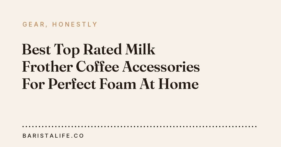 Best Top Rated Milk Frother Coffee Accessories For Perfect Foam At Home