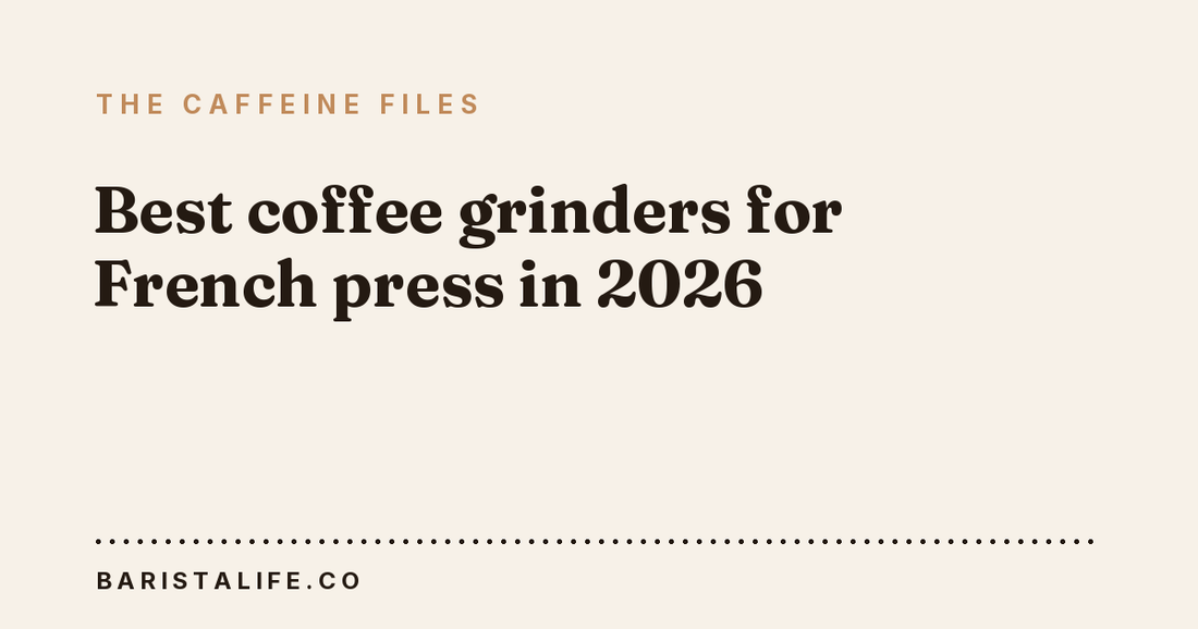 Best coffee grinders for French press in 2026