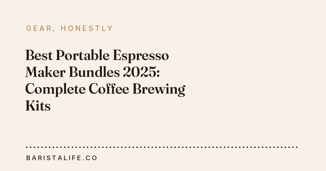 Best Portable Espresso Maker Bundles 2025: Complete Coffee Brewing Kits