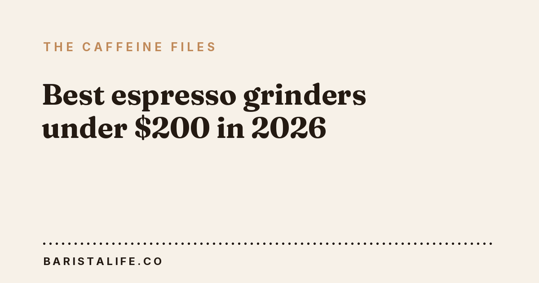 Best espresso grinders under $200 in 2026