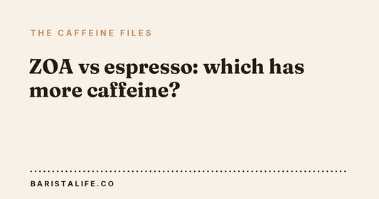 ZOA vs espresso: which has more caffeine?