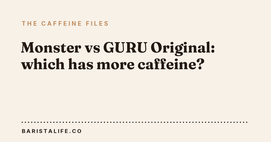 Monster vs GURU Original: which has more caffeine?