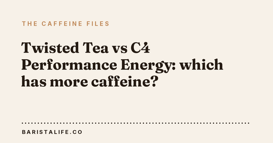 Twisted Tea vs C4 Performance Energy: which has more caffeine?