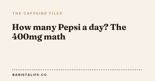 How many Pepsi a day? The 400mg math