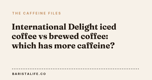 International Delight iced coffee vs brewed coffee: which has more caffeine?