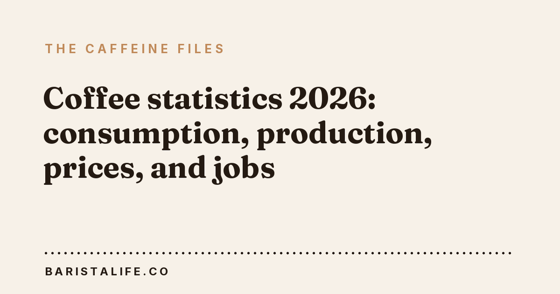 Coffee statistics 2026: consumption, production, prices, and jobs