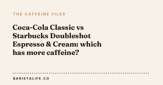 Coca-Cola Classic vs Starbucks Doubleshot Espresso & Cream: which has more caffeine?