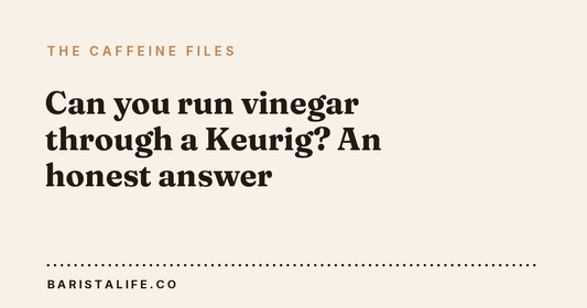 Can you run vinegar through a Keurig? An honest answer